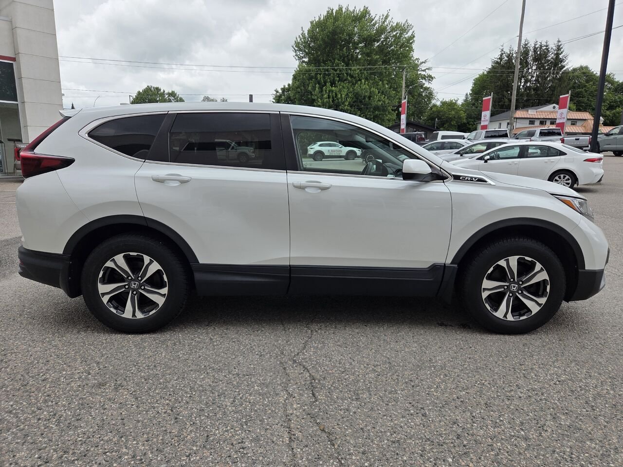 Honda CR-V 2021 Blanc Mont-Laurier - photo #3
