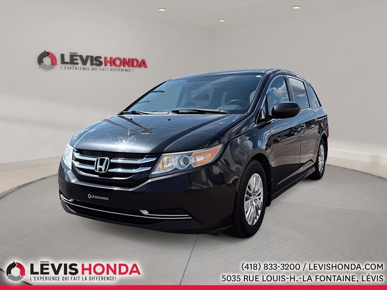 Black 2016 Honda Odyssey Minivan Front-Wheel Drive Automatic