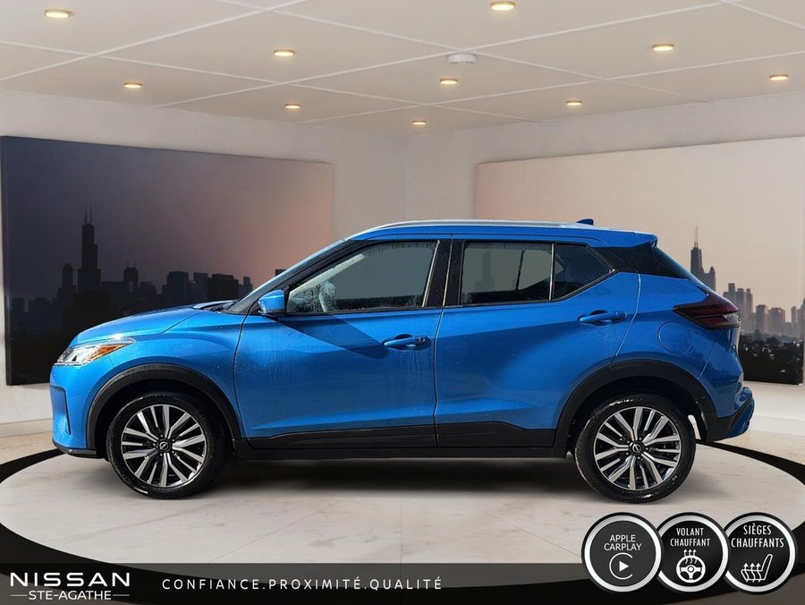 Nissan Kicks SV | CARPLAY | VOLANT CHAUFFANT | DÉMARRAGE À DISTANCE 2024 Bleu