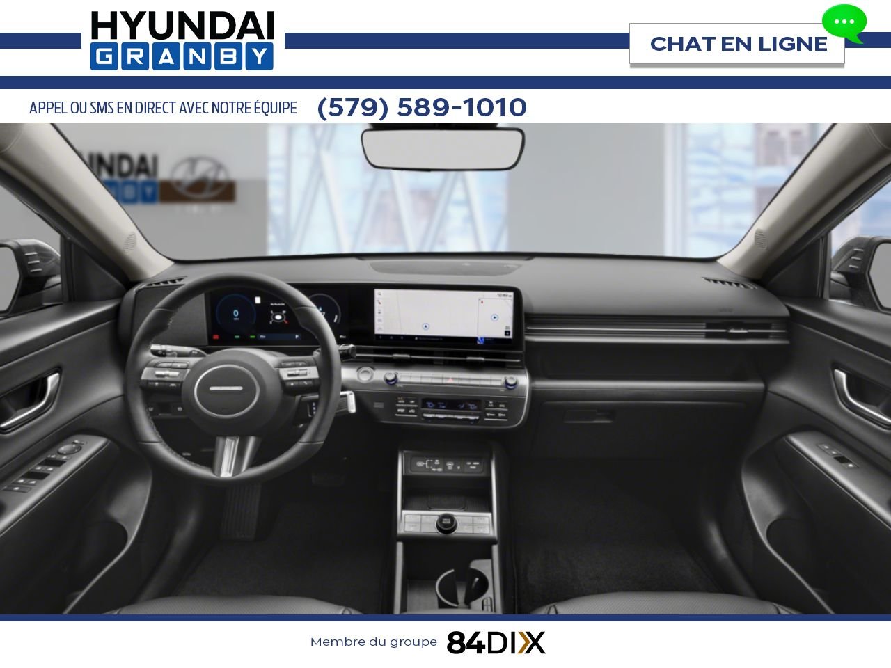 HYUNDAI Kona électrique 2026 Gris écotronique mat Granby - photo #5
