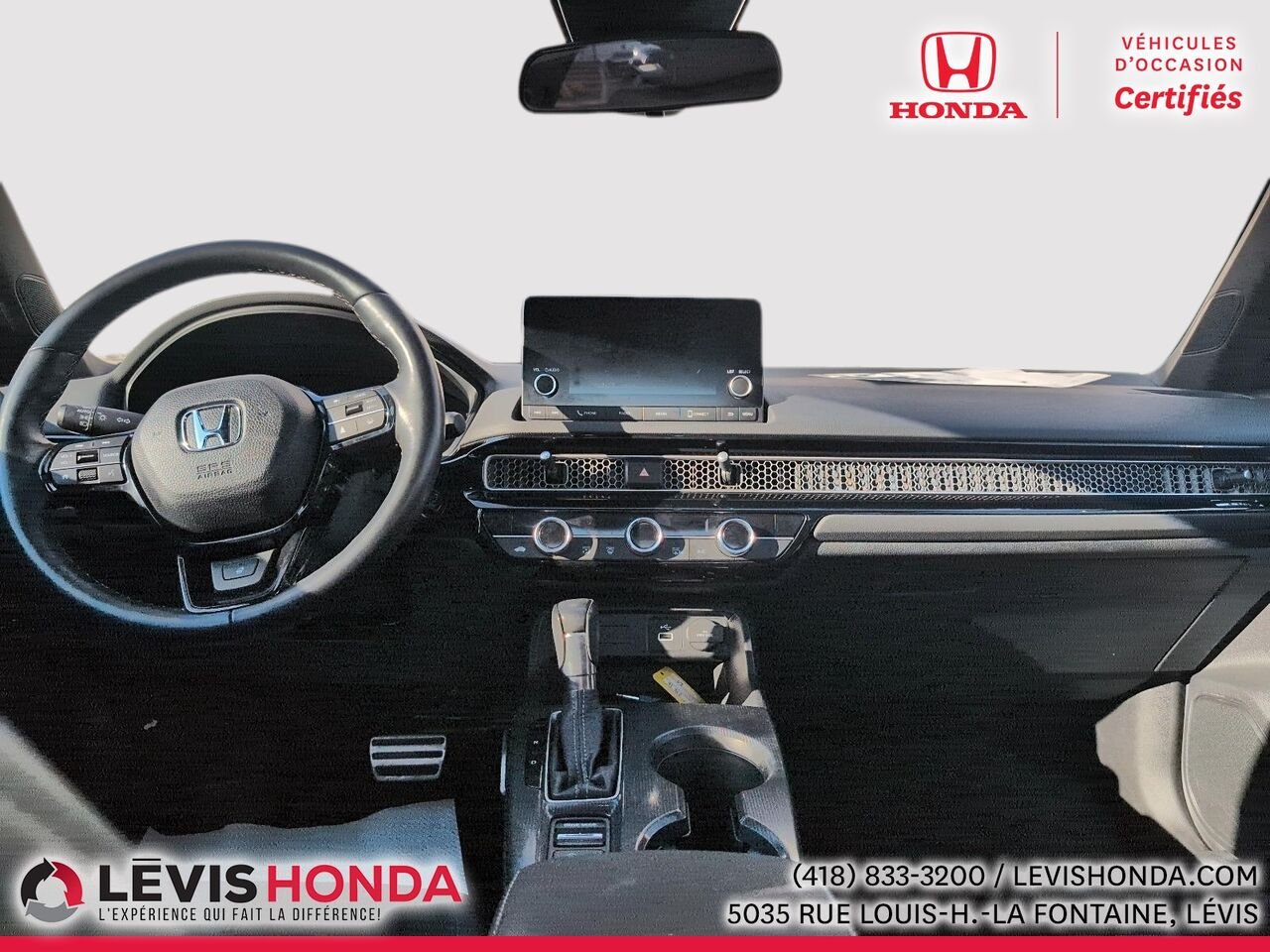 Honda Civic Sport-B Sport-B CVT 2023 Noir Lévis - photo #18