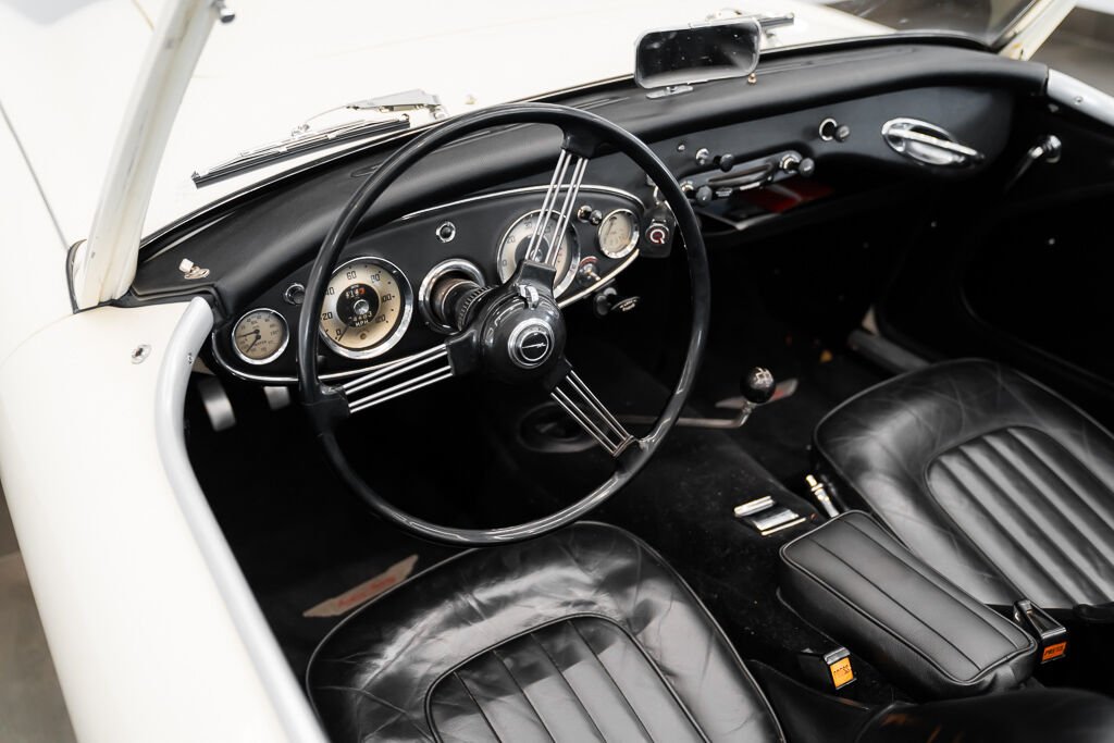 1961 Austin Healey BN7 Mrk 1 White Montreal - photo #16