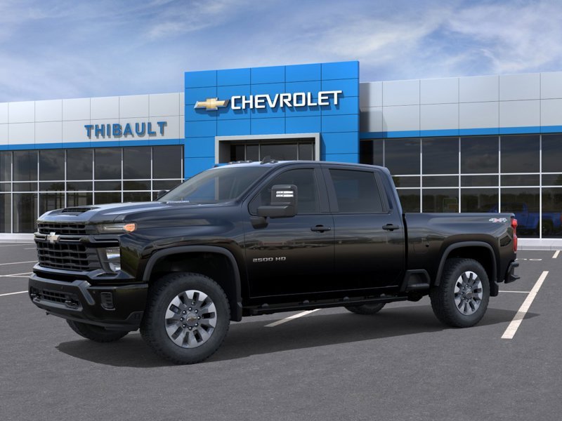 CHEVROLET Silverado 2500HD Custom cabine multiplace 4RM 159 po 2026 NOIR Sherbrooke - photo #1