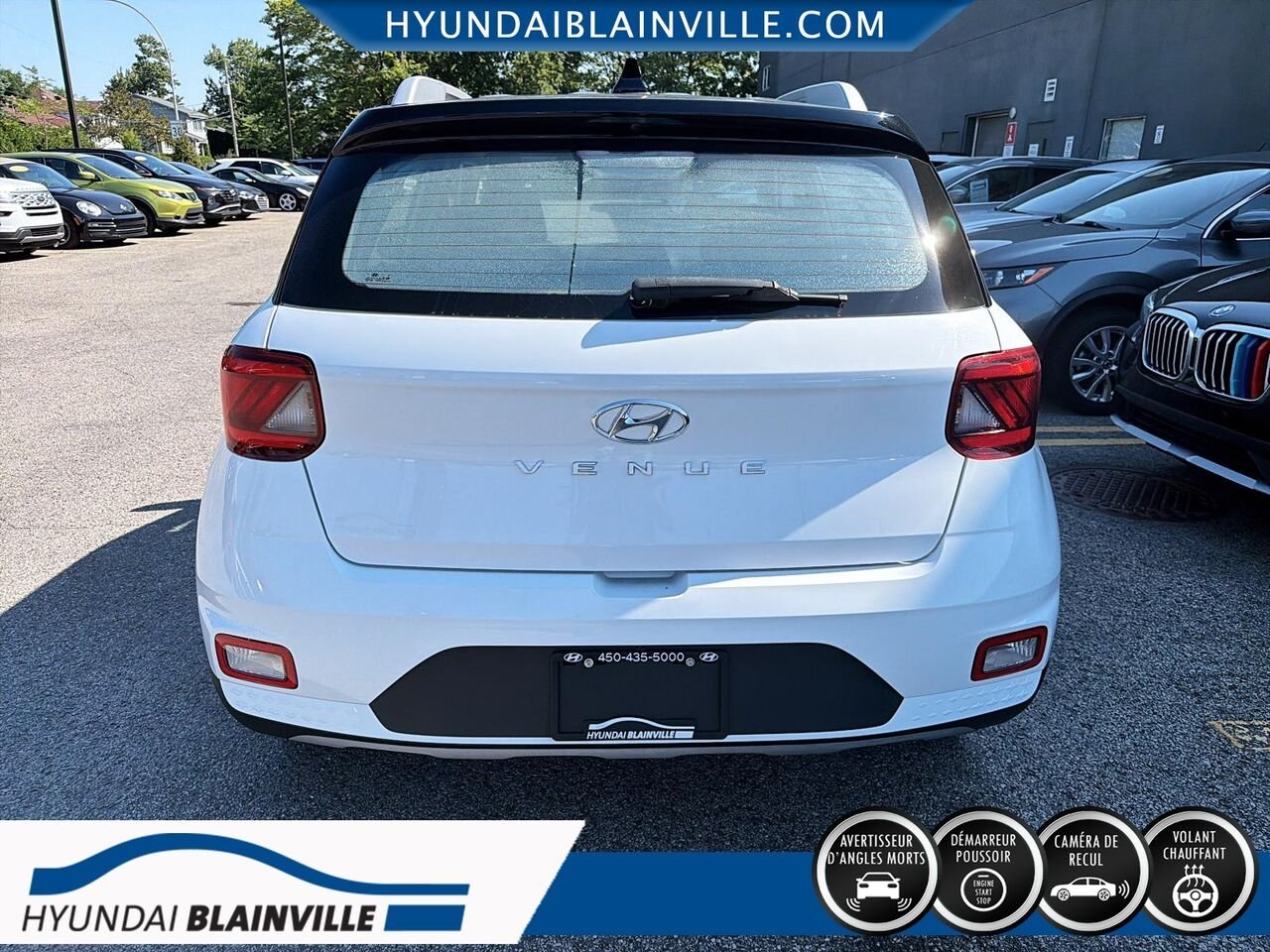 Hyundai Venue 2022 Blanc Blainville - photo #4
