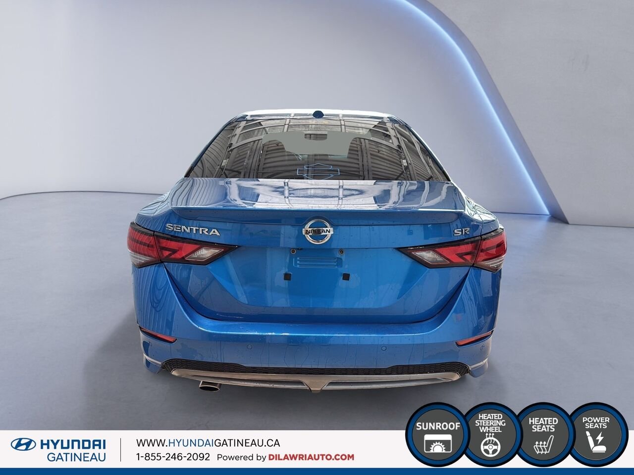 Nissan Sentra SR CVT 2021 Bleu Ottawa & Gatineau - photo #2