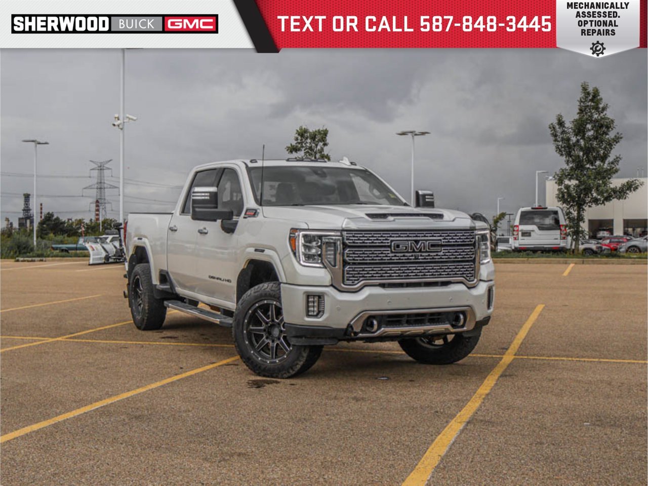 2023 GMC Sierra 2500HD 4WD Crew Cab 159 Denali White Sherwood Park - photo #0