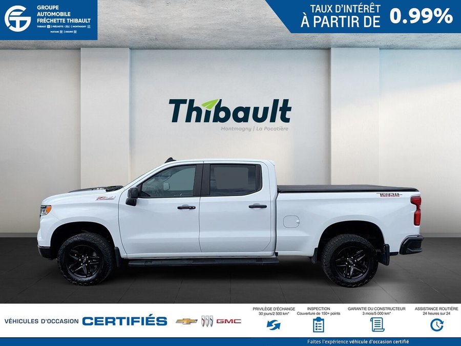 CHEVROLET SILVERADO LT Trail Boss cabine multiplace 4RM 157 po 2024 Blanc