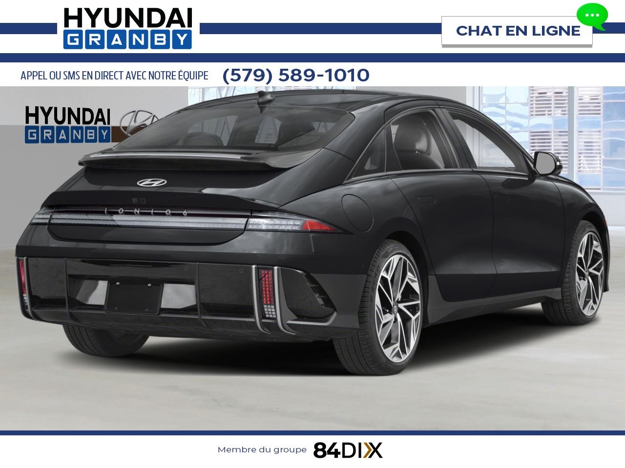 HYUNDAI IONIQ 6 2025 Noir abysse Granby - photo #1