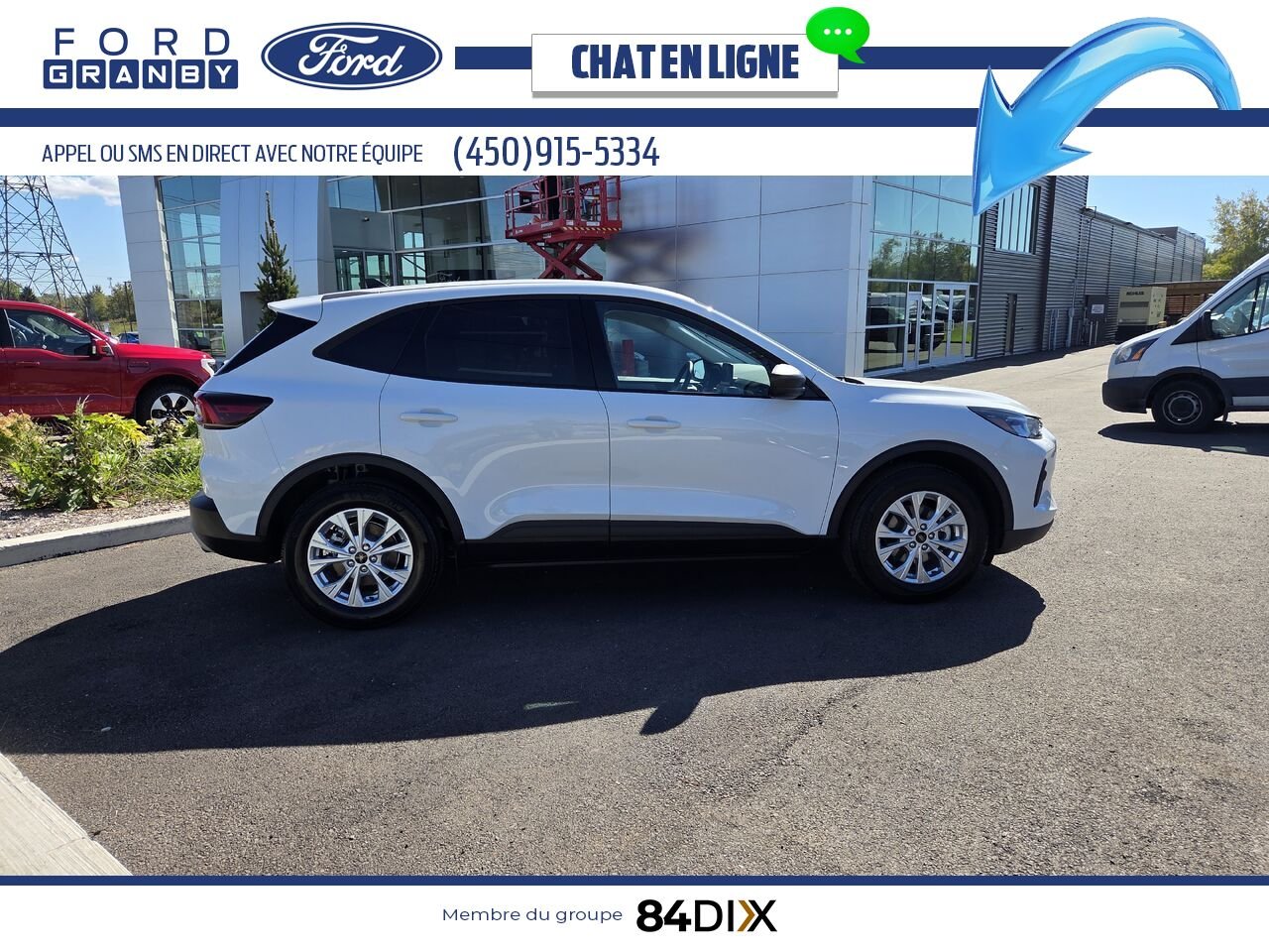 2025 Ford Escape White Granby - photo #7