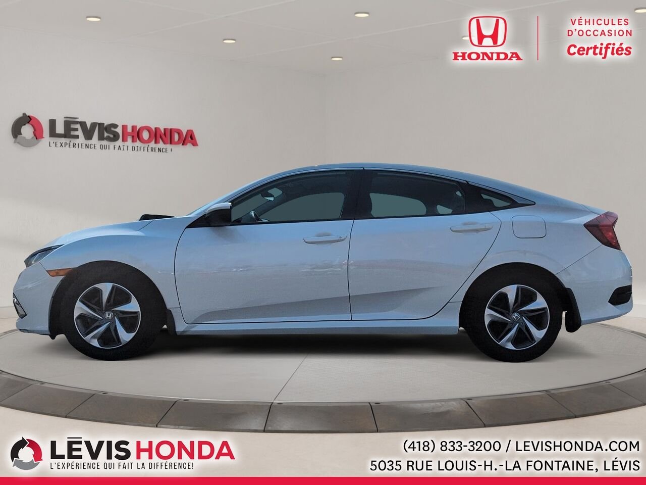 2019 Honda Civic LX LX BM White Lévis - photo #12