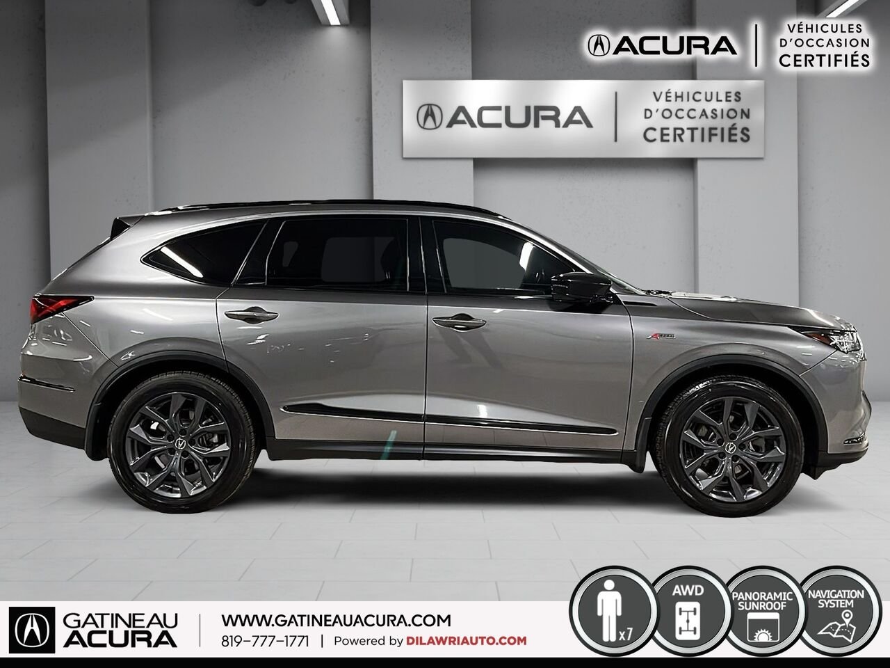 Acura MDX A-Spec SH-AWD 2023 Gris Ottawa & Gatineau - photo #14