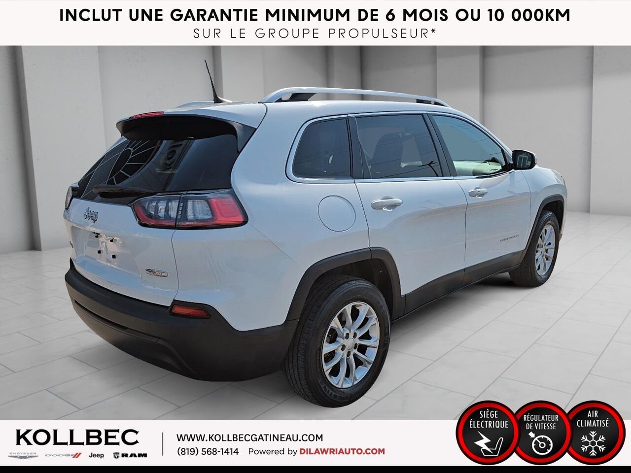 2019 JEEP CHEROKEE North 4x4 White Ottawa & Gatineau - photo #14