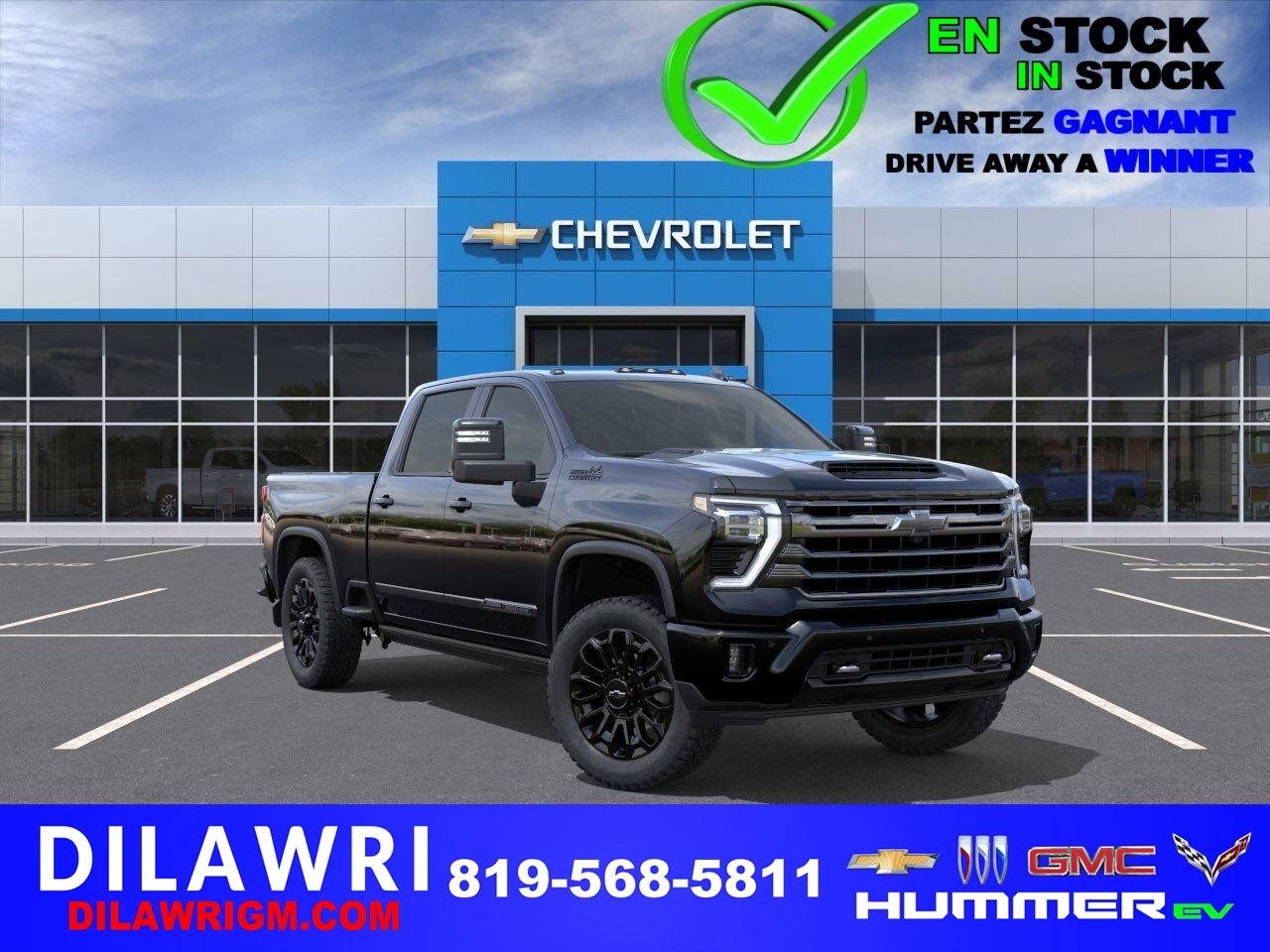 Chevrolet Silverado 2500HD High Country cabine multiplace 4RM 159 po 2025 Noir Ottawa & Gatineau - photo #0