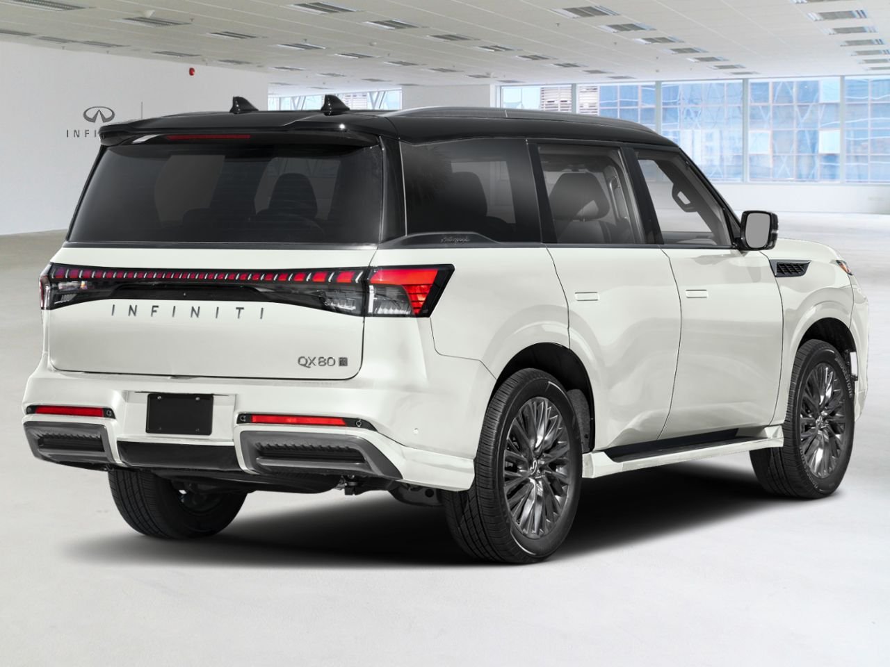 2027 INFINITI QX80 Radiant White/Black Obsidian Saint-Basile-le-Grand - photo #1