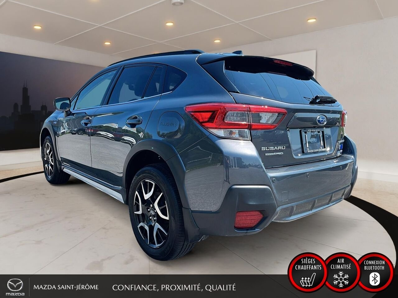 Subaru Crosstrek hybride rechargeable Limited HYBRIDE RECHARGEABLE | TOIT OUVRANT | AWD 2023 Gris Saint-Jérôme - photo #9