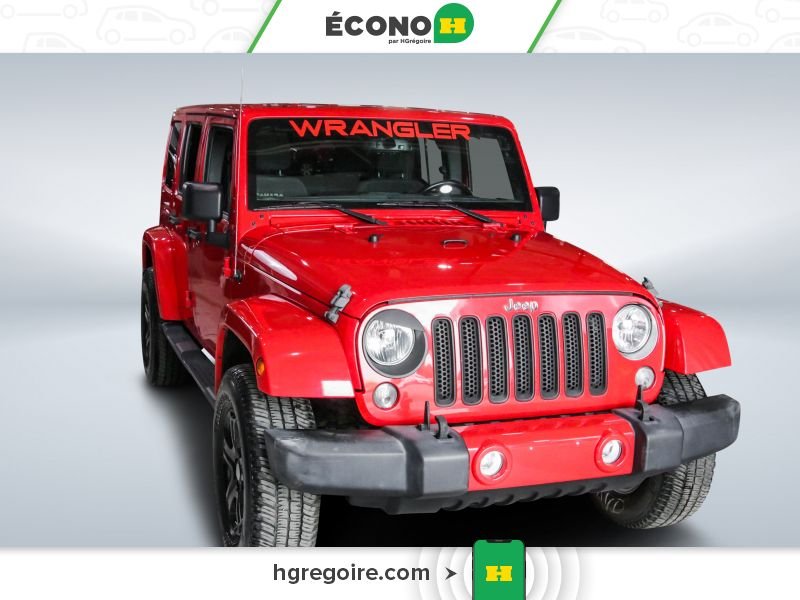 2018 Jeep Wrangler Red Saint-Eustache - photo #1