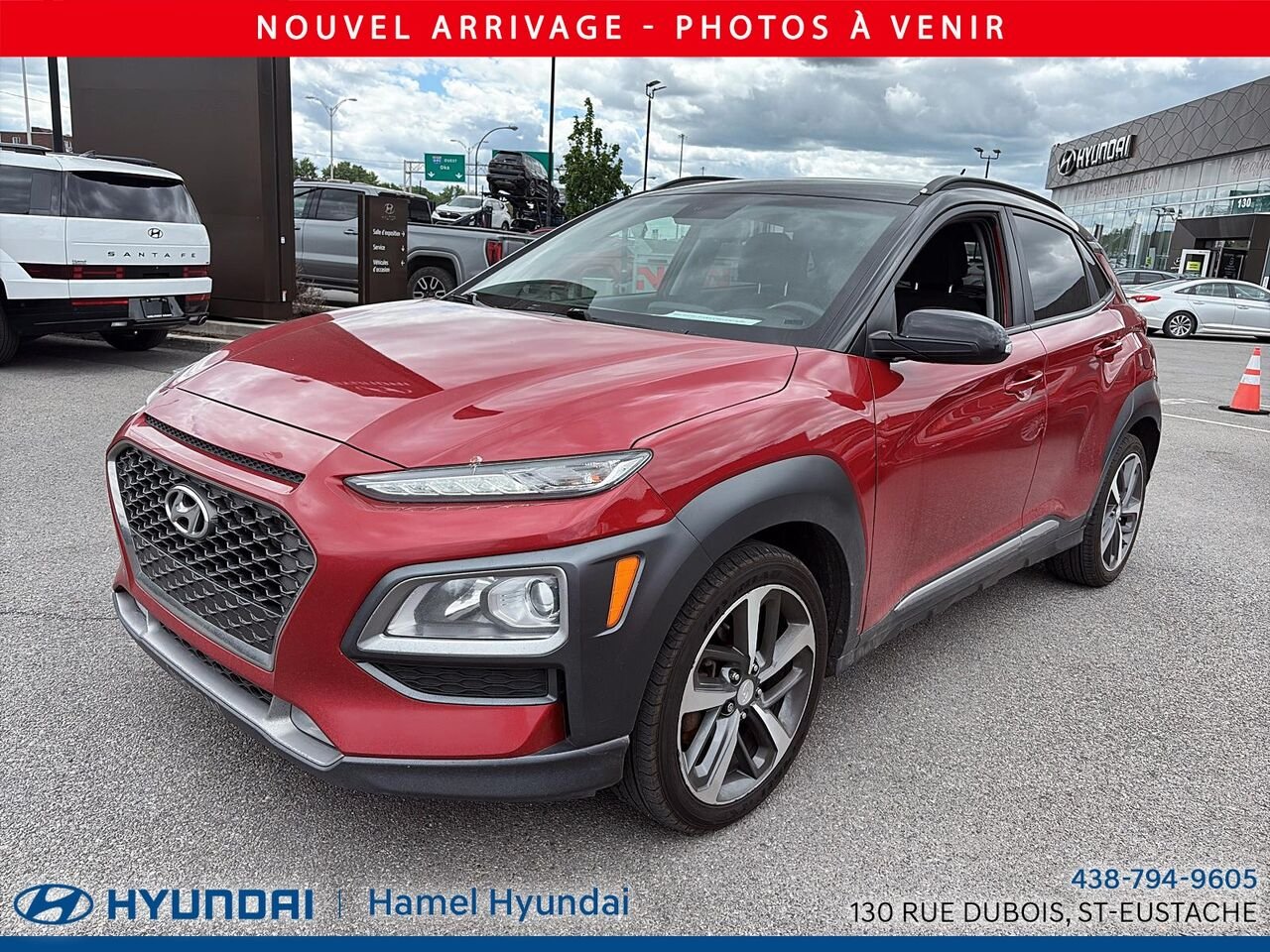 2019 Hyundai Kona Red Saint-Eustache - photo #2