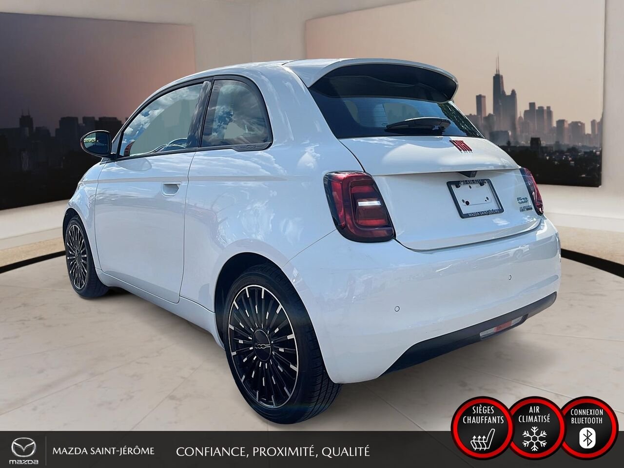 FIAT 500e Édition (RED) | CLEAN CARFAX | 2024 Blanc Saint-Jérôme - photo #9