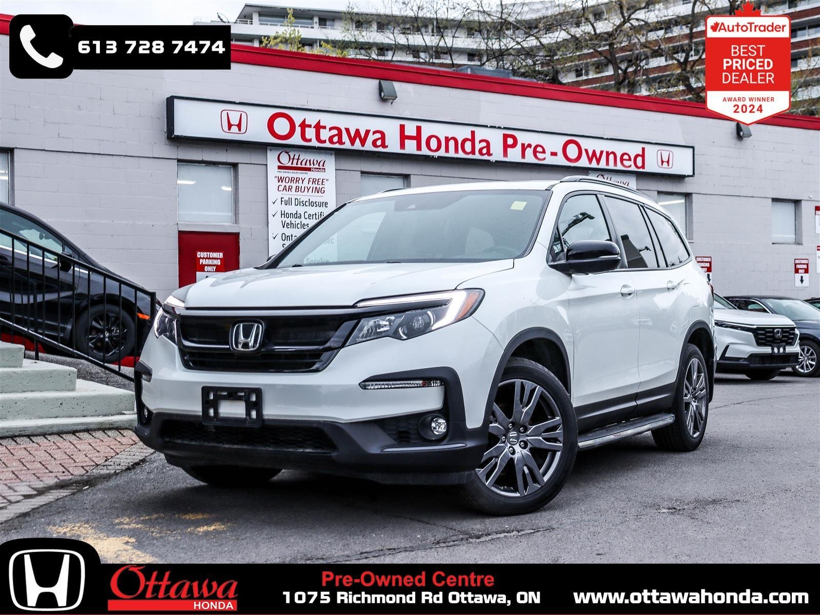 Honda Pilot Sport 2022 White Ottawa & Gatineau - photo #0