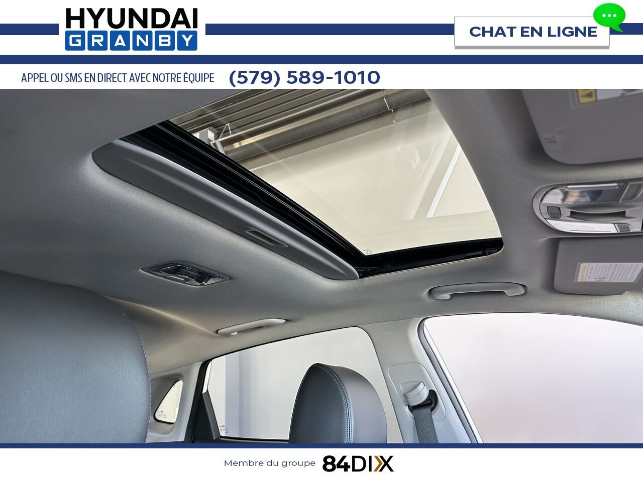 Hyundai Kona électrique 2023 Blanc Granby - photo #26