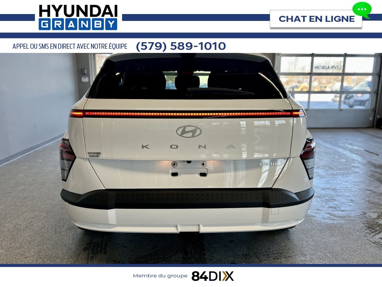 2024 Hyundai Kona Electric White Granby - photo #5