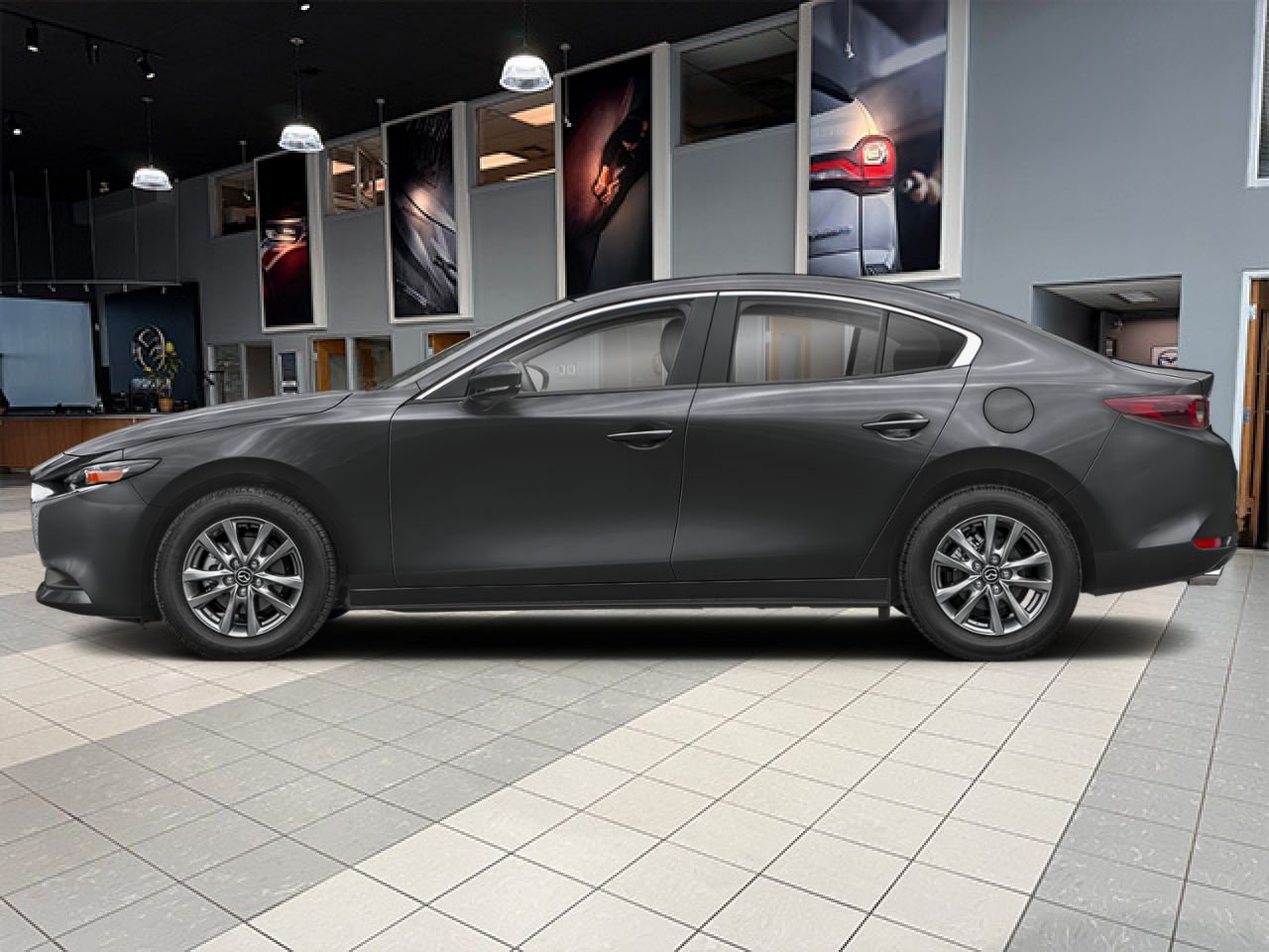 MAZDA Mazda3 2026 Gris mécanique métallisé Notre-Dame-des-Prairies - photo #1