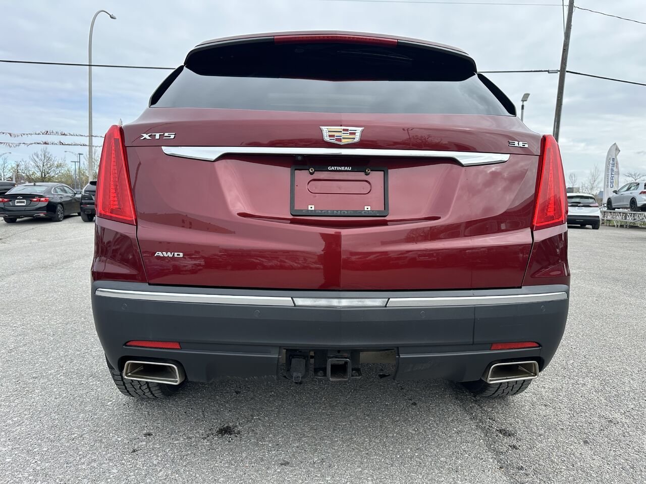 CADILLAC XT5 LUXURY TI 4 portes de luxe 2017 Rouge Gatineau - photo #17
