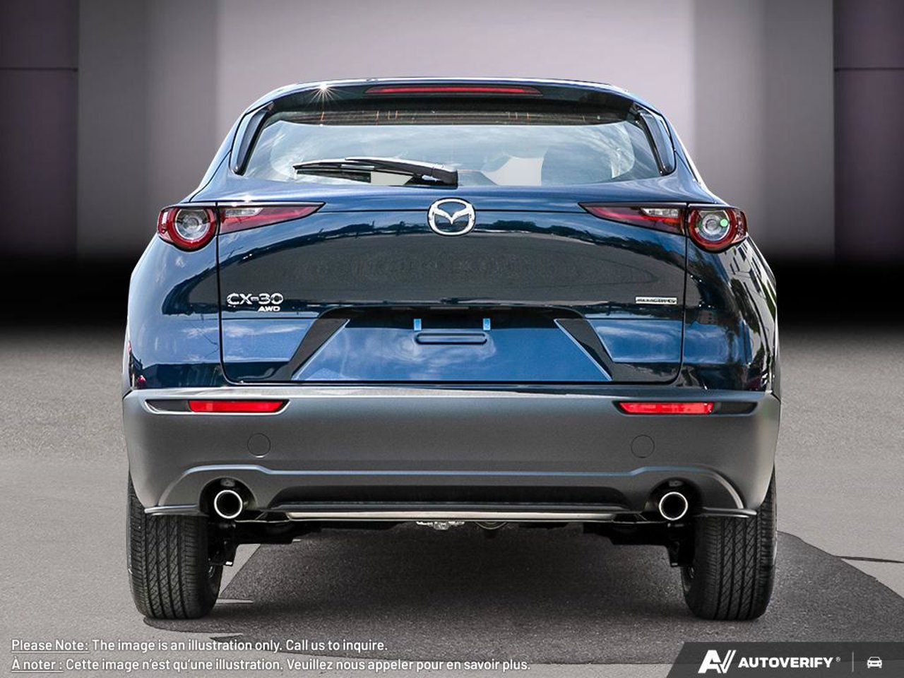 Mazda CX-30 3MVDMBBLXTM208847 2026 Bleu cristal foncé mica Mirabel - photo #4