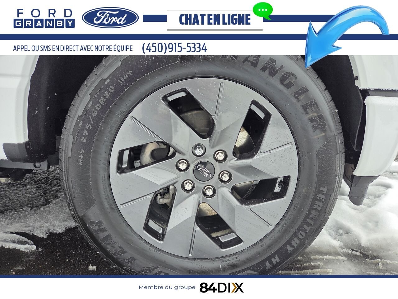 2024 Ford F-150 Lightning White Granby - photo #23