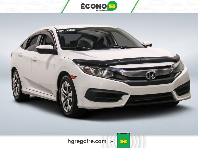 2016 Honda Civic White Laval - photo #0