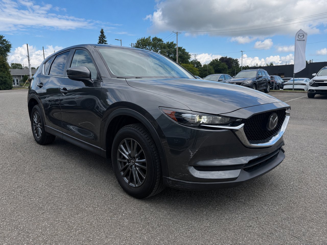Mazda CX-5 GS 2021 Gris Châteauguay - photo #3