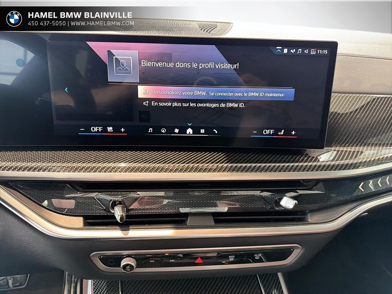 BMW X5 xDrive40i véhicule d'activités sportives 2025 Gris Blainville - photo #13