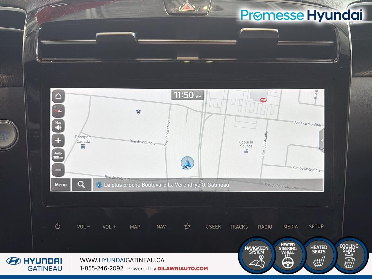 Hyundai Santa Cruz Ultimate TI*** cuir , toit ouvrant , navigation et plus *** 2023 Noir Ottawa & Gatineau - photo #16