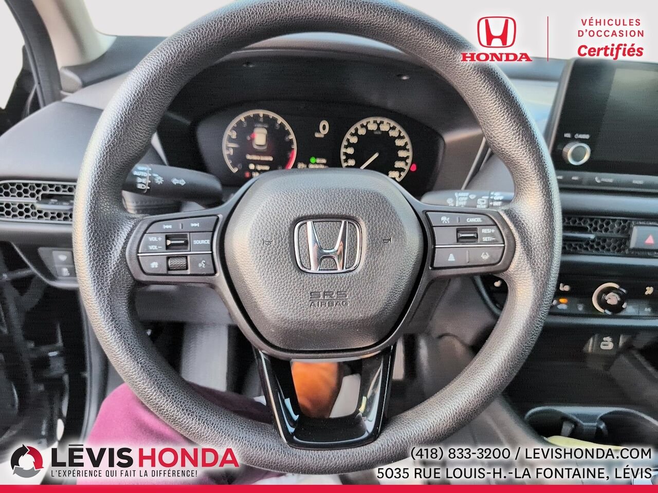 Honda HR-V LX AWD LX Traction Intégrale CVT 2023 Noir Lévis - photo #20
