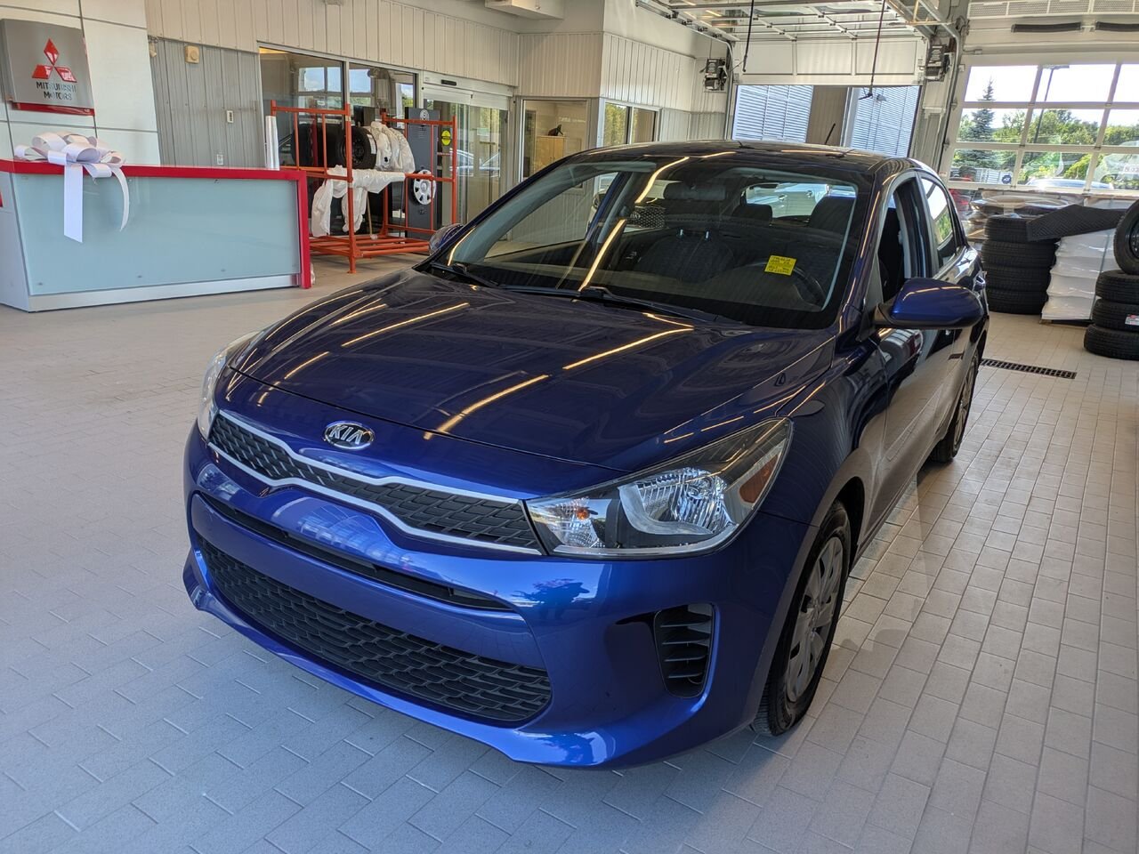 Kia Rio 5 portes 2019 Bleu Gatineau - photo #1