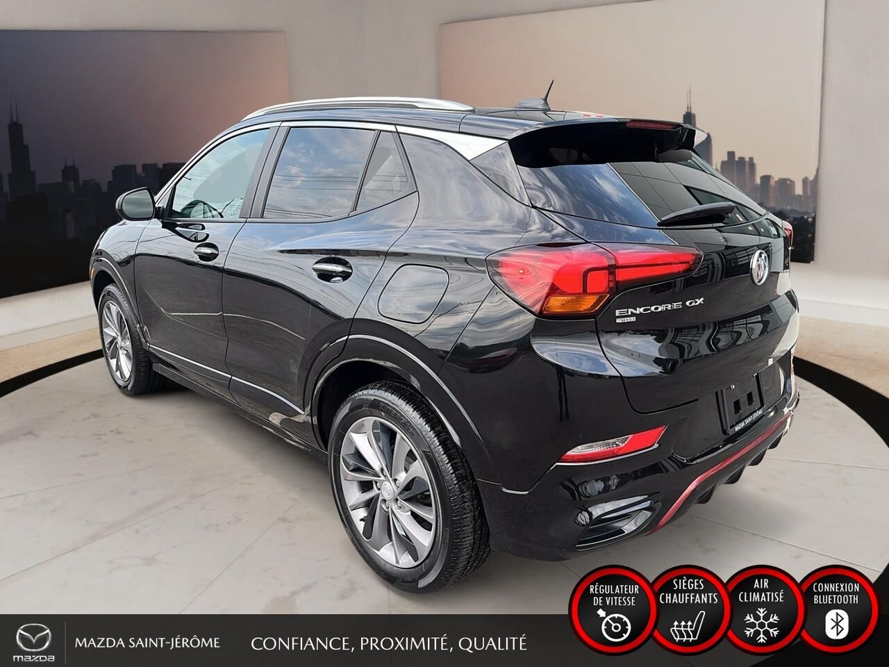 Buick Encore GX Privilegiee Sport Touring | AWD | SIEGES CHAUFFANTS | DEMARREUR A DISTANCE 2023 Noir Saint-Jérôme - photo #9