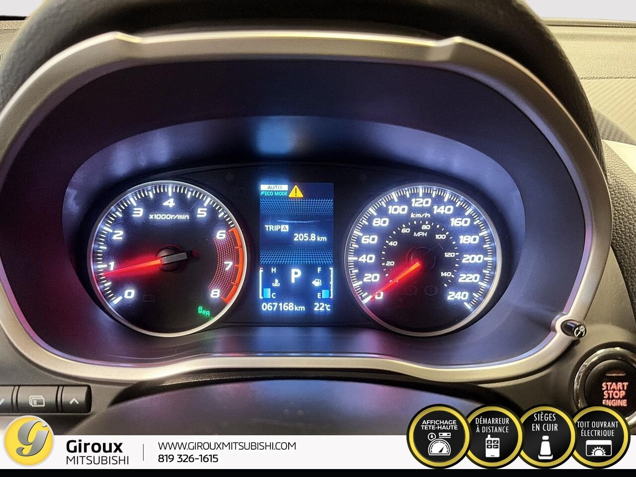 2018 Mitsubishi Eclipse Cross Red Sainte-Agathe-des-Monts - photo #15