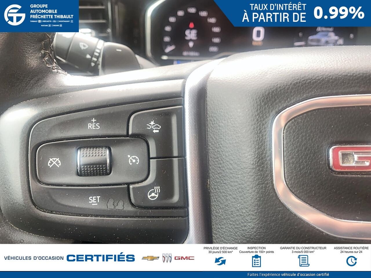 GMC SIERRA Elevation cabine multiplace 4RM 157 po 2024 Blanc Montmagny - photo #12