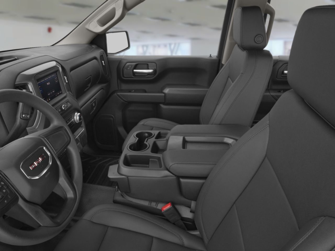 GMC Sierra 1500 Pro cabine multiplace 4RM 147 po 2026 Noir onyx Amos - photo #7