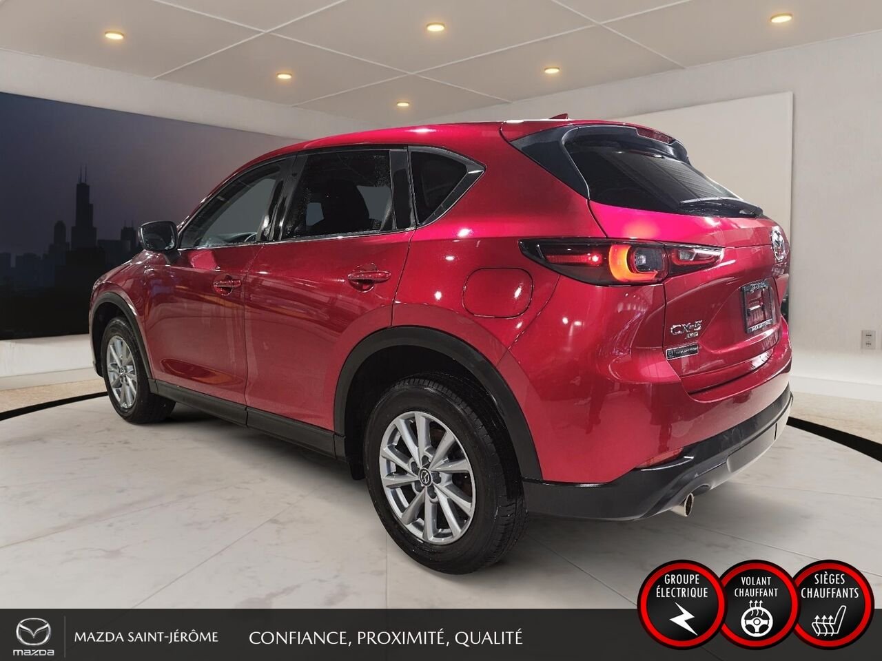 Mazda CX-5 GS | CUIR | AWD | MAGS | 2025 Rouge Saint-Jérôme - photo #9