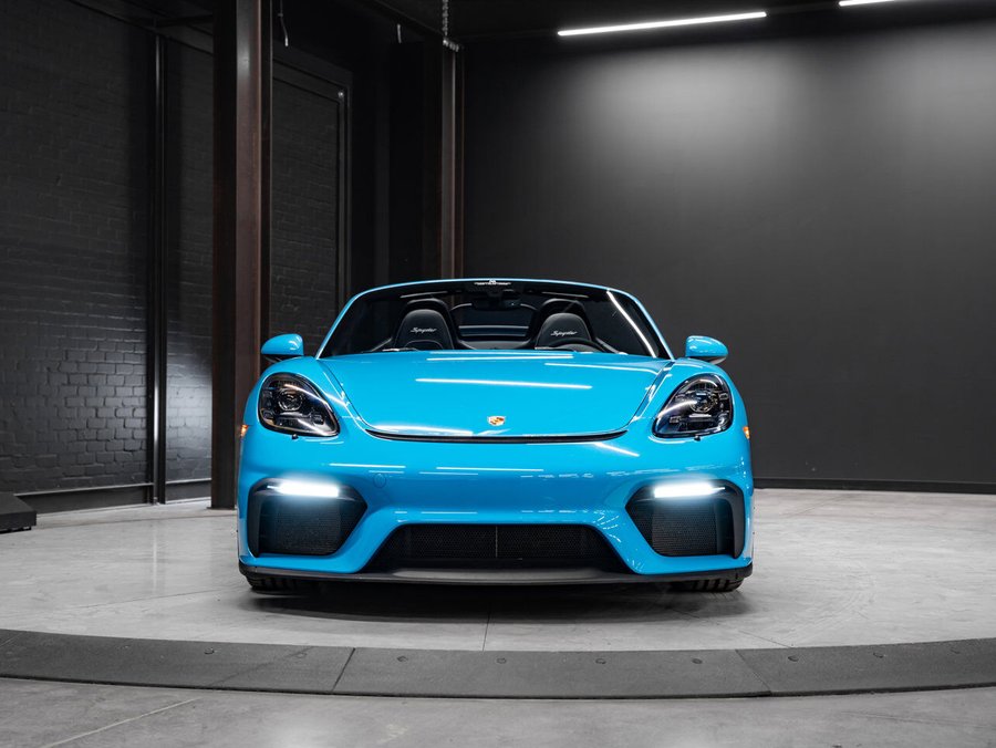 2020 Porsche 718 Spyder 2020 Blue