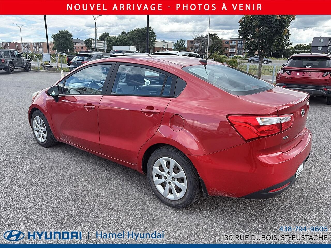 2015 Kia Rio Red Saint-Eustache - photo #3