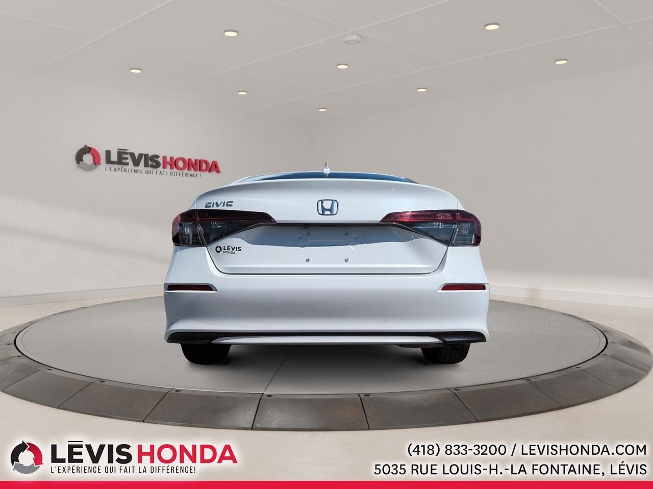 Honda Civic LX LX CVT 2025 Blanc Lévis - photo #10