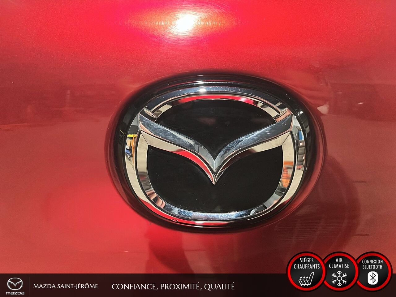 Mazda Mazda3 Sport GS LUXURY | AWD | TOIT OUVRANT | CUIR | 2024 Rouge Saint-Jérôme - photo #7