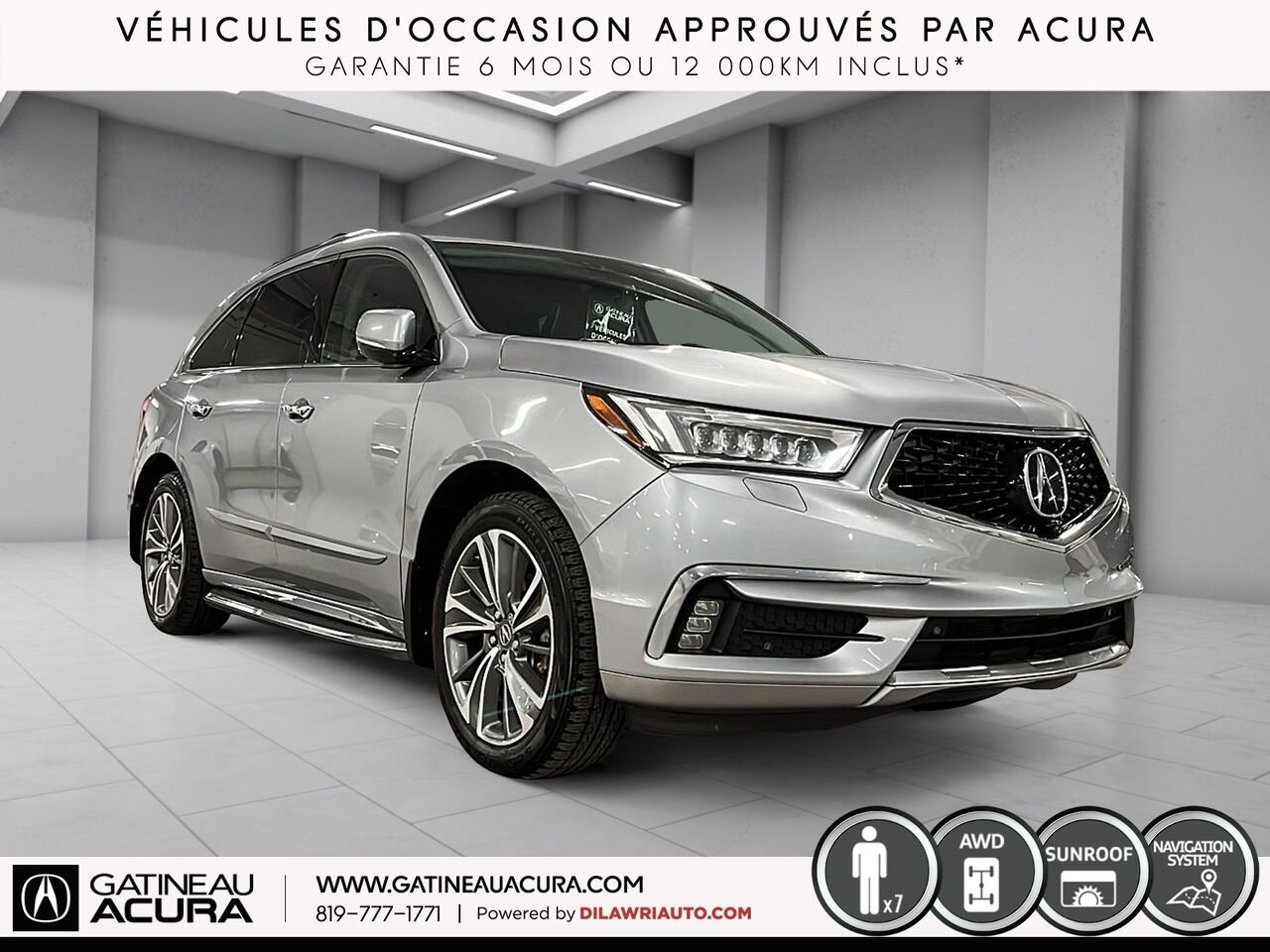 2017 Acura MDX Élite SH-AWD Silver Gatineau - photo #12