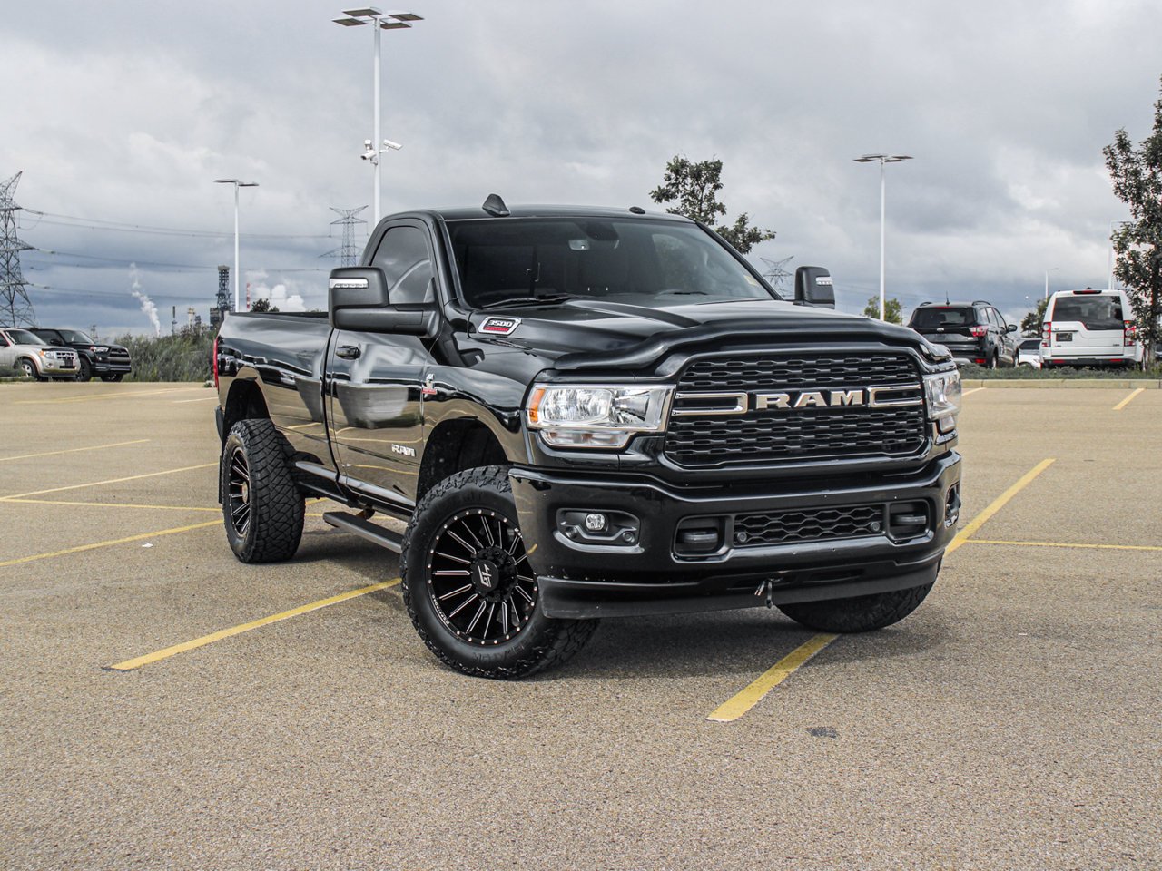 2024 Ram 3500 Big Horn 4x4 Reg Cab 8' Box Black Sherwood Park - photo #1