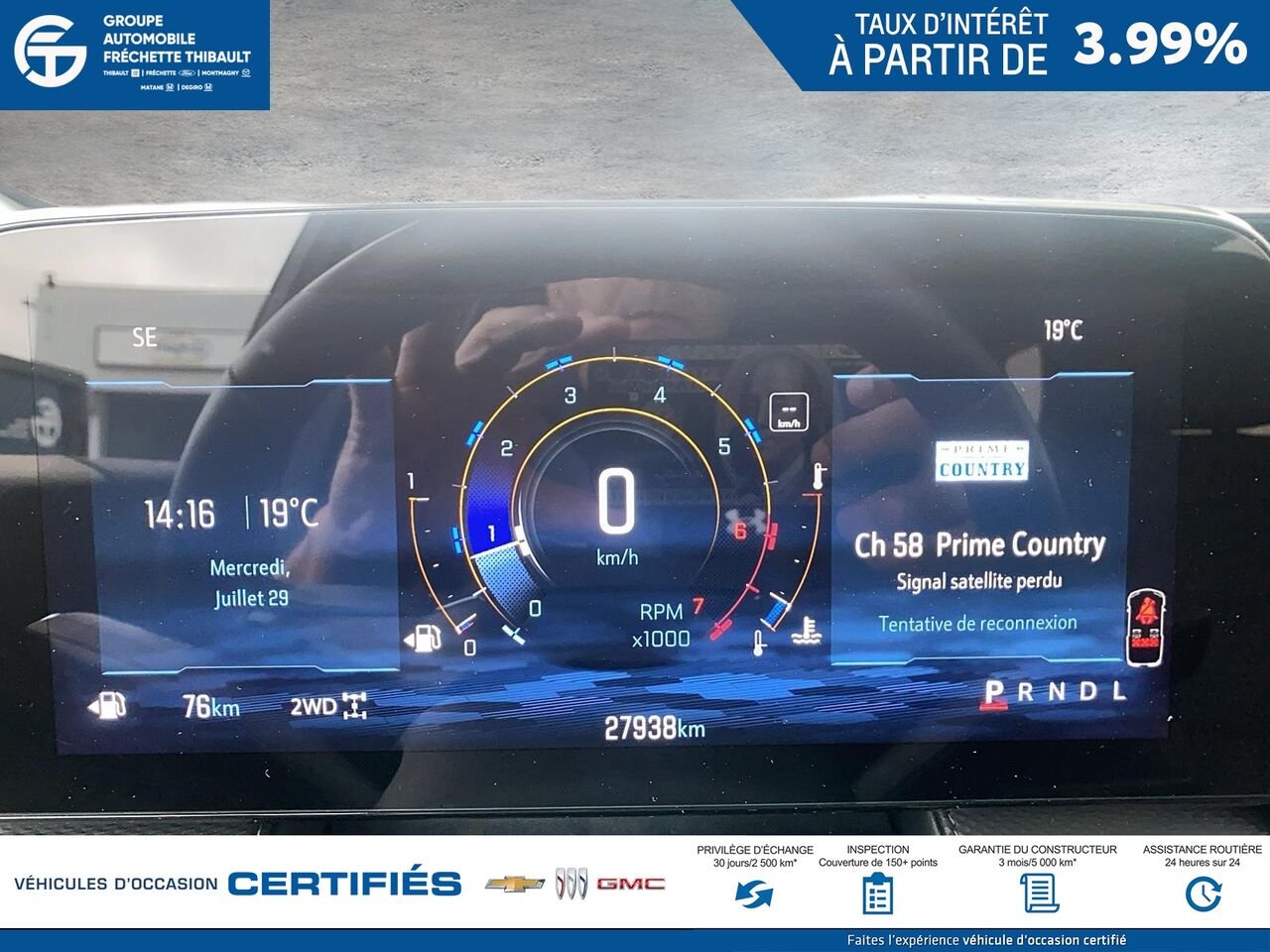 CHEVROLET EQUINOX LT 4 portes à transmission intégrale avec 2LT 2026 Blanc Montmagny - photo #11