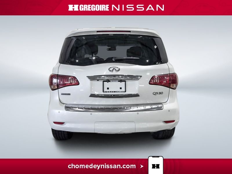 Infiniti QX80 CS6950 | Cuir * Toit * GPS * 7 Places 2017 Blanc Laval - photo #7