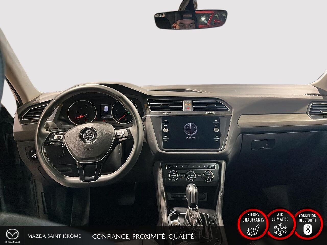 2021 Volkswagen Tiguan Comfortline | TOIT PANORAMIQUE | CUIR | 4MOTION | Grey Saint-Jérôme - photo #22
