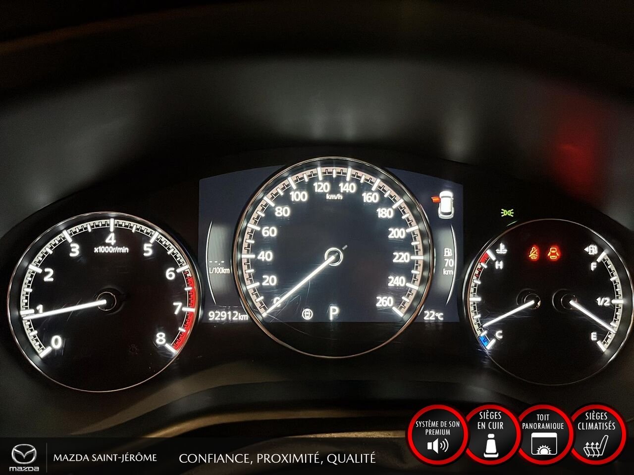 2023 Mazda CX-50 GT avec moteur turbo | TOIT PANORAMIQUE | ENSEMBLE DE REMORQUAGE | CUIR | AWD White Saint-Jérôme - photo #15